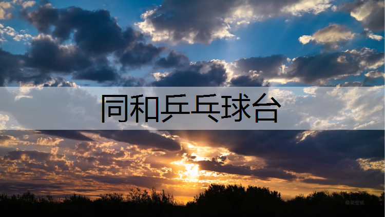 同和乒乓球台